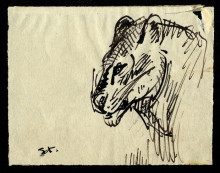 Копия картины "lion" художника "стейнлен теофиль"