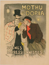 Репродукция картины "mothu et doria" художника "стейнлен теофиль"