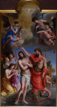 Репродукция картины "the baptism of christ" художника "стелла жак"