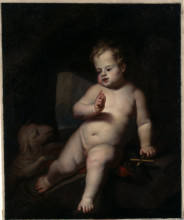 Репродукция картины "infant st. john the baptist" художника "стелла жак"