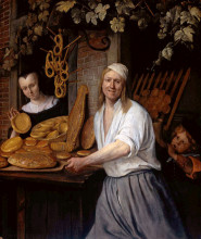 Репродукция картины "baker oostwaert and his wife" художника "стен ян"