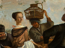 Копия картины "dancing couple(detail)" художника "стен ян"