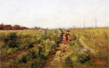 Копия картины "in the berry field" художника "стил теодор клемент"