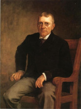 Картина "portrait of james whitcomb riley" художника "стил теодор клемент"