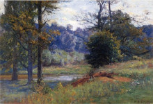 Копия картины "along the creek" художника "стил теодор клемент"