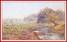 Картина "morning. the sheep" художника "стил теодор клемент"