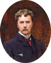 Копия картины "self portrait" художника "стоун маркус"