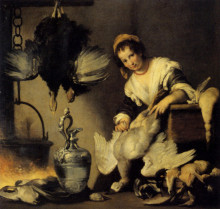 Копия картины "the cook" художника "строцци бернардо"