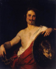 Картина "portrait of giovan donato correggio" художника "строцци бернардо"