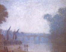 Картина "a classic landscape, richmond" художника "стэр филип уилсон"