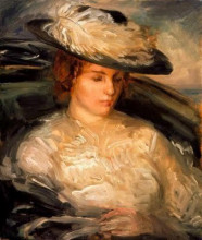 Копия картины "portrait of miss scobell in a bathchair (the convalescent)" художника "стэр филип уилсон"