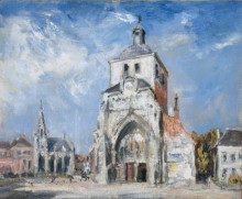 Репродукция картины "the church at montreuil" художника "стэр филип уилсон"