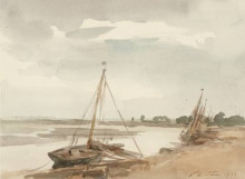 Копия картины "on the river blackwater, maldon" художника "стэр филип уилсон"