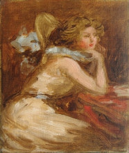 Картина "seated lady" художника "стэр филип уилсон"