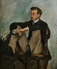 Копия картины "portrait of auguste renoir" художника "базиль фредерик"