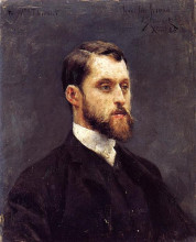 Копия картины "self portrait" художника "стюарт юлиус леблан"