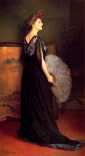 Картина "portrait of mrs francis stanton blake" художника "стюарт юлиус леблан"