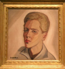 Репродукция картины "portrait of lawrence mansfield higgins" художника "судейкин сергей"