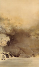 Копия картины "autumn landscape with colored leaves" художника "сунсё хисида"