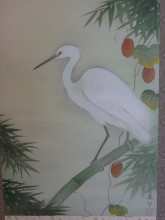 Картина "egret scroll" художника "сунсё хисида"
