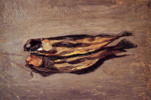 Картина "dried fish" художника "базиль фредерик"