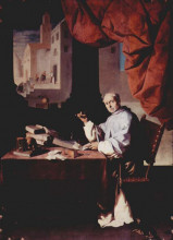 Картина "портрет брата гонзало де ильескас" художника "сурбаран франсиско де"
