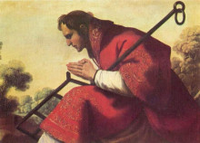 Копия картины "св. лаврентий" художника "сурбаран франсиско де"