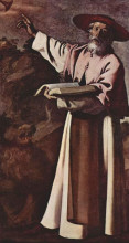 Копия картины "св. иероним" художника "сурбаран франсиско де"