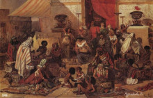 Копия картины "изгнание христом торгующих из храма" художника "суриков василий"