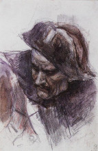 Копия картины "солдат" художника "суриков василий"