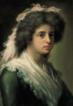 Копия картины "retrato de feliciana bayeu, hija del pintor" художника "байеу франсиско"