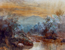 Копия картины "landscape mountain" художника "суриосуброто абдулла"