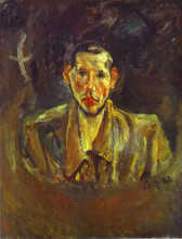 Копия картины "self portrait with beard" художника "сутин хаим"