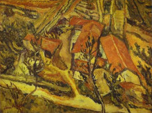 Репродукция картины "landscape" художника "сутин хаим"