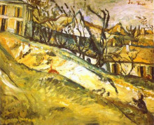 Репродукция картины "landscape" художника "сутин хаим"