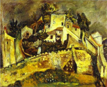 Картина "landscape at cagnes" художника "сутин хаим"