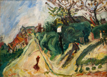 Копия картины "landscape with figures" художника "сутин хаим"