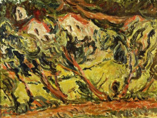 Копия картины "ceret landscape" художника "сутин хаим"
