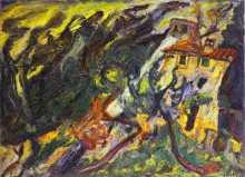 Картина "gorge de loup-sur-vence" художника "сутин хаим"
