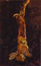 Копия картины "hanging hare" художника "сутин хаим"