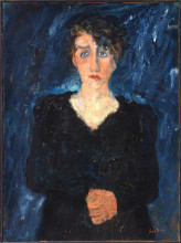 Копия картины "portrait of a woman" художника "сутин хаим"