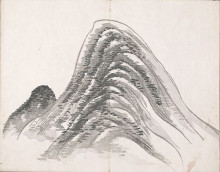 Копия картины "untitled (two mountains)" художника "тайга икэ-но"