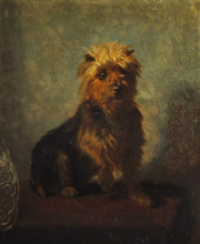 Репродукция картины "chadwick’s dog" художника "тайер эббот хэндерсон"