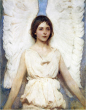 Репродукция картины "angel" художника "тайер эббот хэндерсон"