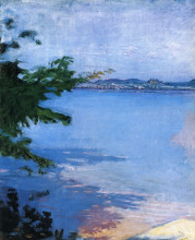 Репродукция картины "dublin pond, new hampshire" художника "тайер эббот хэндерсон"