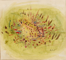 Копия картины "frog" художника "тайер эббот хэндерсон"