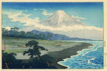 Картина "fuji from miho no matsubara" художника "такахаси шотэй"