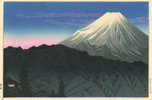 Картина "fuji from hakone" художника "такахаси шотэй"