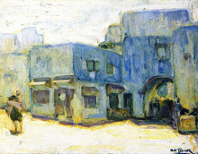 Копия картины "sunlight, tangier" художника "таннер генри оссава"