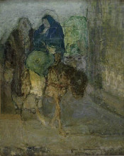 Репродукция картины "flight into egypt" художника "таннер генри оссава"